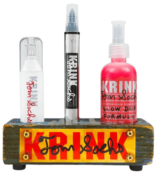 Tom Sachs, ‘KRINK’, 2010, Sculpture, Red K-66 permanent paint marker + Black K-70 permanent ink marker + White K-12 permanent paint marker, Self-released, Numbered