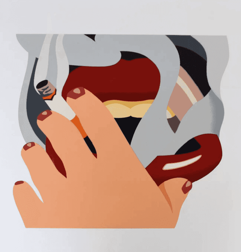 Tom Wesselmann, ‘Smoker’, 1976, Print, Screenprint in colors on Museum Board, null,