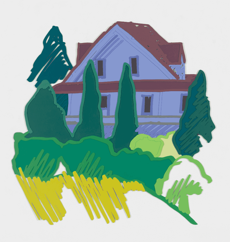 Tom Wesselmann, ‘Tennanah Lake House’, 1992, Sculpture, Alkyd on cut-out steel relief, null, 
