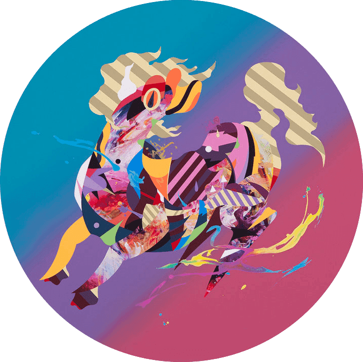 Tomokazu Matsuyama, ‘Mr Alpha’, 2012, Print, 20 colour Screenprint, pigment print & hand finishing on archival paper, Paper Monster, Numbered, Handfinished