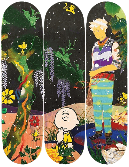Tomokazu Matsuyama, ‘Peanuts Set of Three’, 2021, Collectible, 7 ply Grade A Canadian Maple wood, The Skateroom, Numbered
