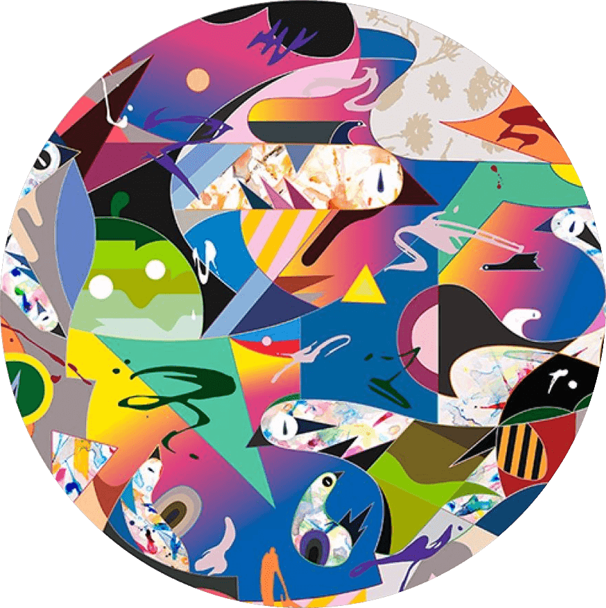 Tomokazu Matsuyama, ‘She's So Sweet Ride’, 2019, Print, Mixed media screenprint with high gloss varnish and gold leafing, Avant Arte, Numbered