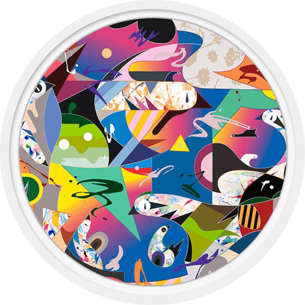 Tomokazu Matsuyama, ‘She's So Sweet Ride (Framed)’, 2019, Print, Mixed media screenprint with high gloss varnish and gold leafing, Avant Arte, Numbered, Framed