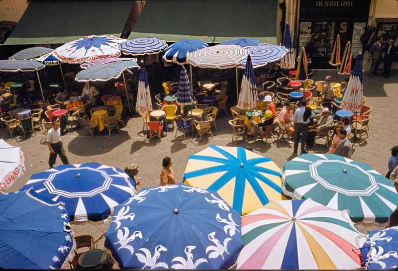 Toni Frissell, ‘Street Cafés In Capri’, 2020, Print, Fine Art Archival Photographic Prints, null, 