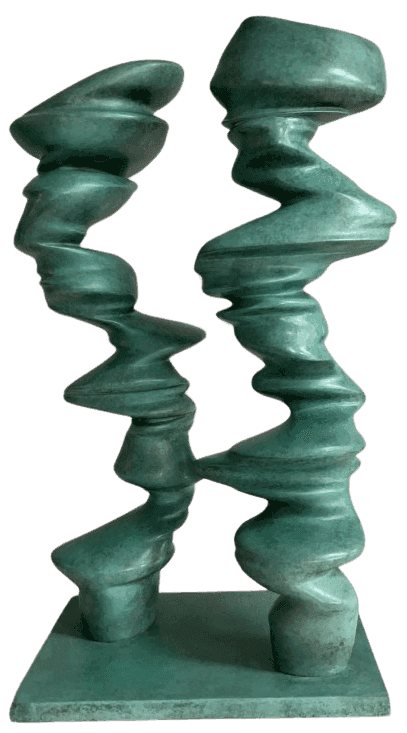 Tony Cragg, ‘Broken Landscape’, 2020, Sculpture, Bronze, green  Patina, null, 