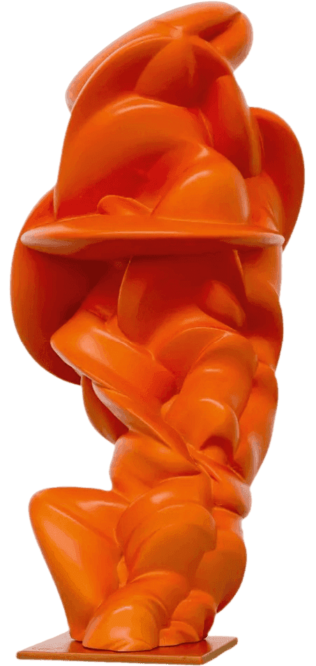 Tony Cragg, ‘Loop orange’, 2014, Sculpture, Jesmonite, null, 