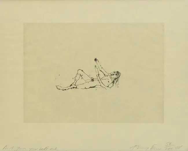 Tracey Emin, ‘And Then You Left Me’, 2013, Print, Soft-ground etching, null, Numbered