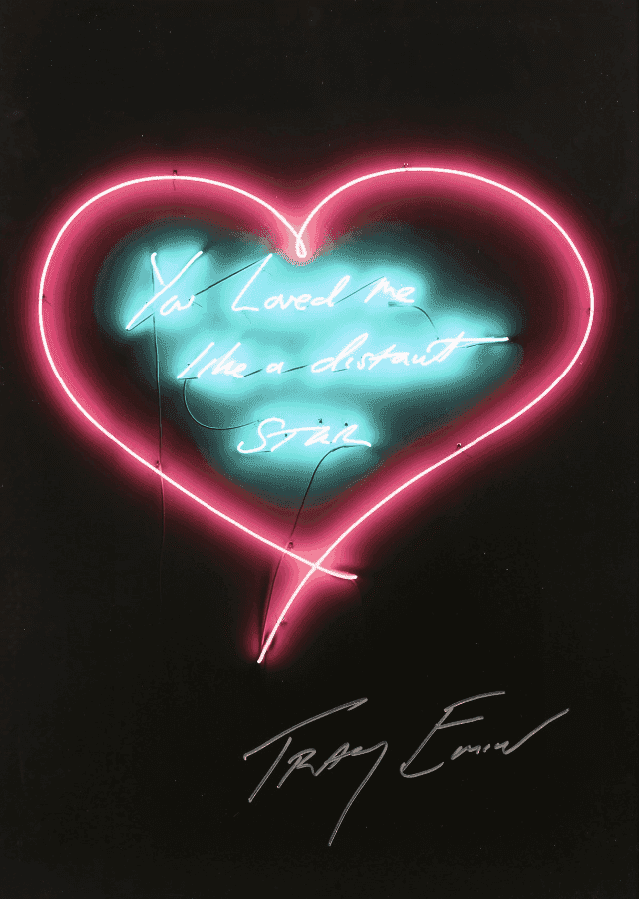 Tracey Emin, ‘I Loved you Like a Distant Star’, 2016, Print, Digitally printed poster in colours on smooth wove, Emin International, Ltd., 