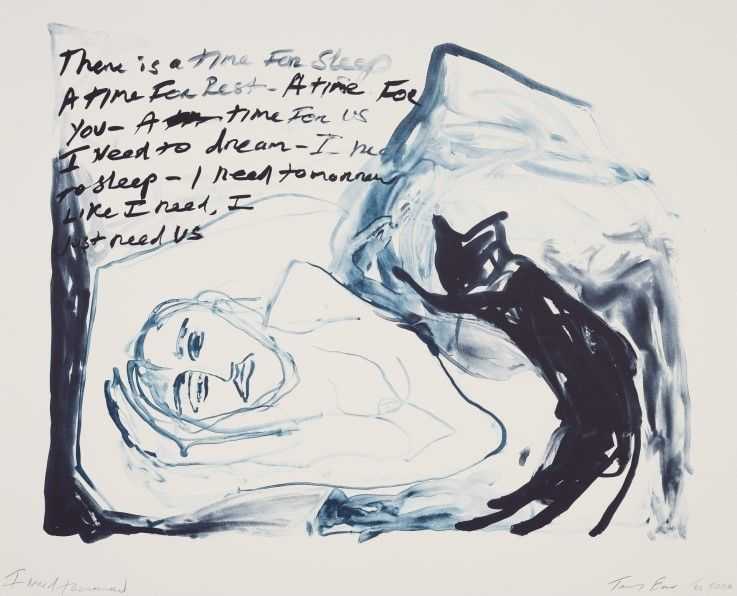 Tracey Emin, ‘I Need Tomorrow’, 2026, Print, 3 colour lithograph on Somerset Velvet Warm White 400gsm, null, Numbered