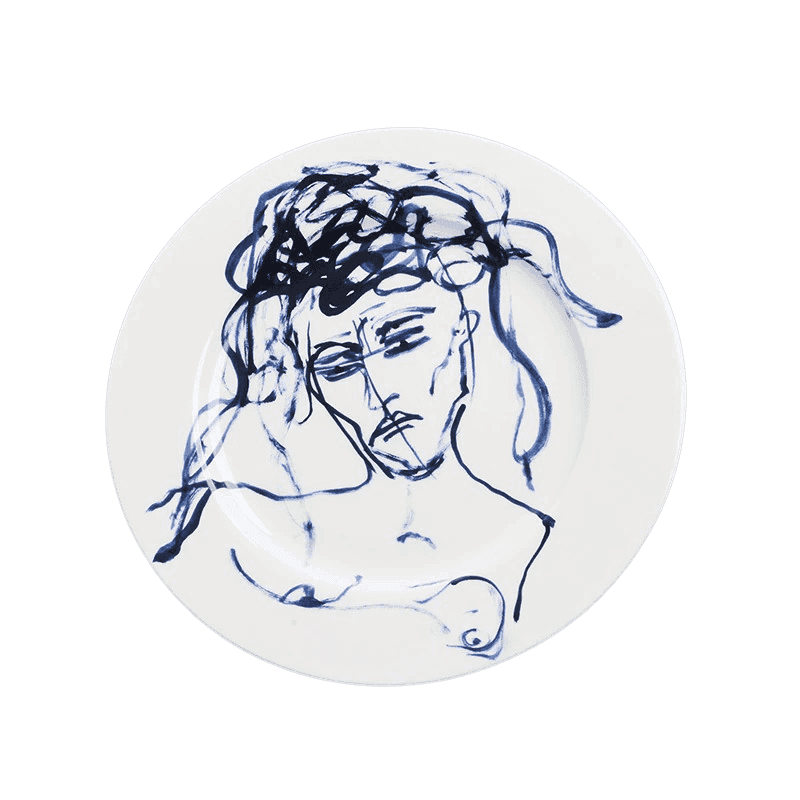 Tracey Emin, ‘NPG Plate - Design 1’, 2023, Print, Silk screen on fine bone china, National Portrait Gallery, 