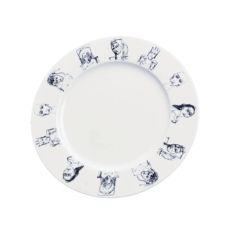 Tracey Emin, ‘NPG Plate - Design 2’, 2023, Print, Silk screen on fine bone china, National Portrait Gallery, 