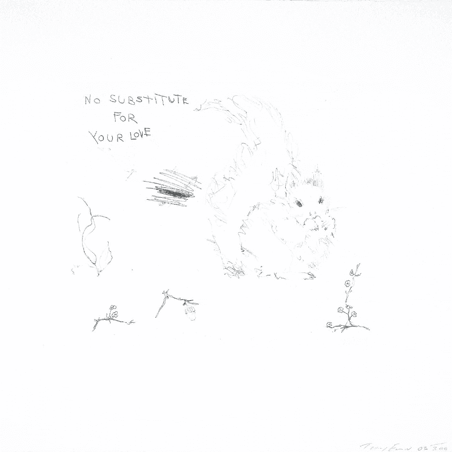 Tracey Emin, ‘No Substitute’, 2003, Print, Soft ground etching on 300gms Hahnemuhle paper, null, Numbered