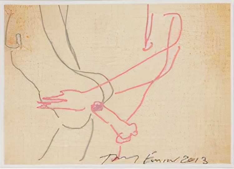 Tracey Emin, ‘iPad Sketch - Sex Series #1’, 2013, Print, Digital print, null, Dated