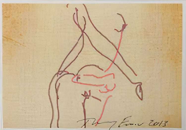Tracey Emin, ‘iPad Sketch - Sex Series #5’, 2013, Print, Digital print, null, Dated