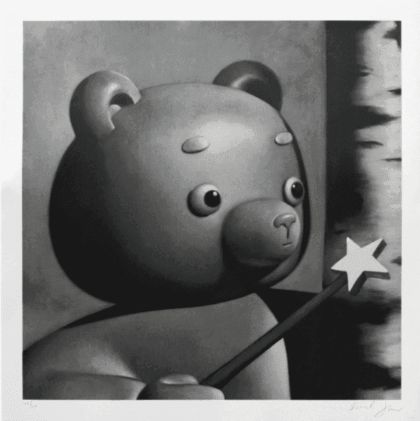 Tvorogov Brothers (Aleksey and Anton Tvorogov), ‘The Bear with the Magic Wand’, 2024, Print, 9 colour screenprint on Somerset Velvet, Moosey Art, 