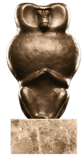 Victor Mikhailov, ‘Baboon’, 2018, Sculpture, Bronze, Castle Fine Art, Numbered