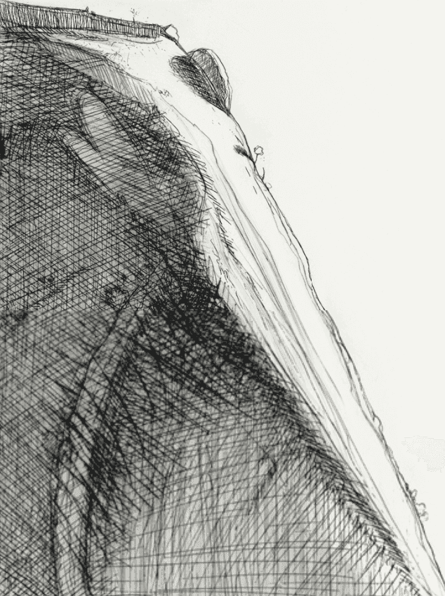 Wayne Thiebaud, ‘Heart Ridge’, 2011, Print, Hard ground etching with drypoint, Crown Point Press, Numbered