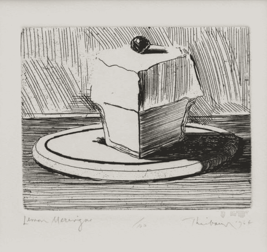 Wayne Thiebaud, ‘Lemon Meringue’, 1964, Print, Etching with drypoint, Crown Point Press, Numbered, Dated