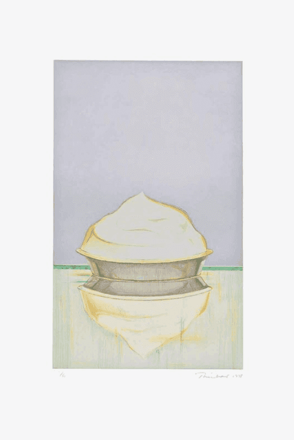 Wayne Thiebaud, ‘Meringue’, 1995, Print, Etching and aquatint, null, Numbered