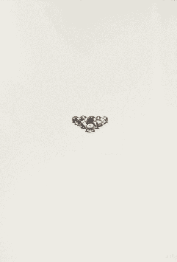 Wayne Thiebaud, ‘Pool Balls’, 1964, Print, Etching on wove paper, Crown Point Press, Numbered, Dated