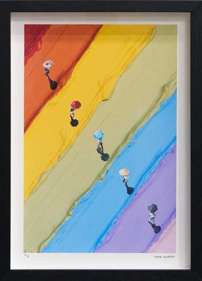 Werner Bronkhorst, ‘Rainbow Road’, 2023, Print, Fine Art Print Framed, Self Released, Numbered, Framed