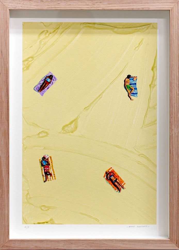 Werner Bronkhorst, ‘Read Between the Tan Lines’, 05-05-2023, Print, Archival giclee prints on 310gsm Textured Cotton Rag, framed in FSC-certified Raw Tasmanian Oak, Self Released, Numbered