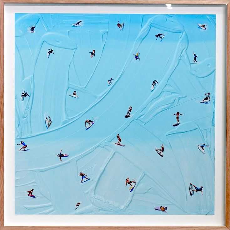 Werner Bronkhorst, ‘Swell Day’, 05-05-2023, Print, Archival giclee prints on 310gsm Textured Cotton Rag, framed in FSC-certified Raw Tasmanian Oak, Self Released, Numbered