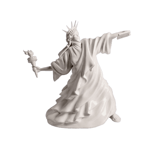 Whatshisname (Sebastian Burdon), ‘Riot of Liberty (White)’, 2022, Sculpture, Resin, Castle Fine Art, Numbered