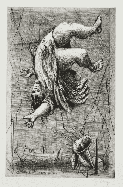 William Kentridge, ‘Levitation’, 1998, Print, Etching, null, Numbered