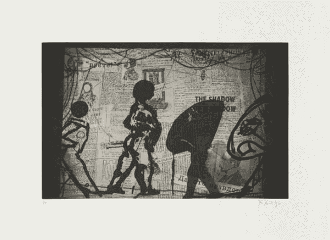 William Kentridge, ‘The Nose’, 2010, Print, Photogravure and drypoint with sugarlift aquatint, null, Numbered