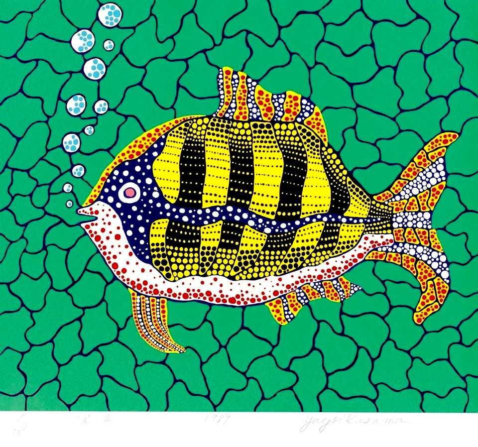 Yayoi Kusama, ‘Deep Sea’, 1989, Print, Screenprint in colours on paper, null, Numbered, Dated
