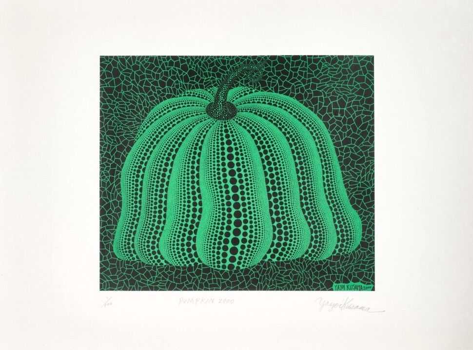 Yayoi Kusama, ‘Pumpkin 2000 (Green)’, 2000, Print, Screenprint, Serpentine Gallery, Numbered, Dated