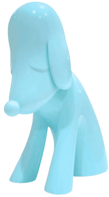 Yoshitomo Nara, ‘Aomori Dog Piggy Bank (Blue)’, 2019, Collectible, Vinyl, Aomori Museum of Art, 
