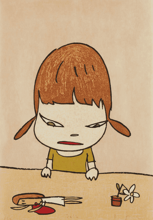 Yoshitomo Nara, ‘Broken Treasures’, 2012, Print, Ukiyo-e woodcut, Pace Gallery, Numbered, Dated