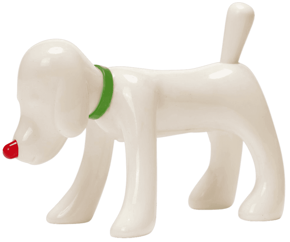 Yoshitomo Nara, ‘Shinning Doggy (White)’, 2015, Sculpture, Polymer, Self-released, 