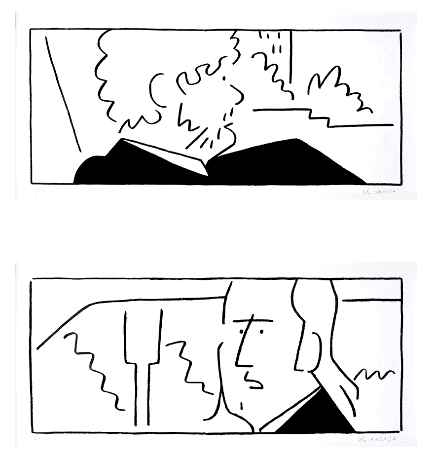 Yu Nagaba, ‘Shot / reverse shot (Vincent & Jules Set)’, 2020, Print, Silkscreen, DDT, Numbered