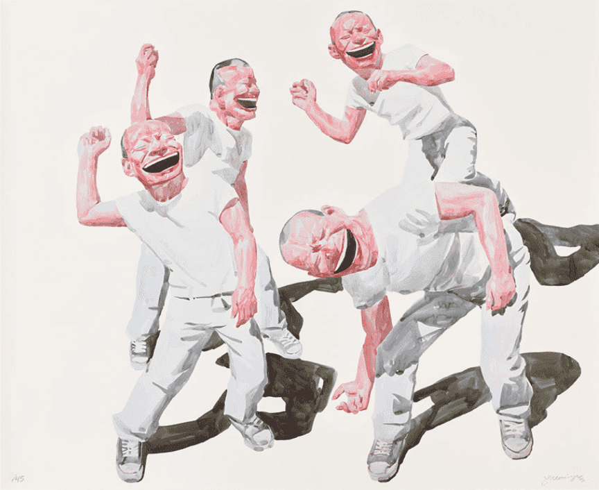 Yue Minjun, ‘Untitled (Smile ism No. 15)’, 2006, Print, Lithograph, Art Issue Editions, Numbered