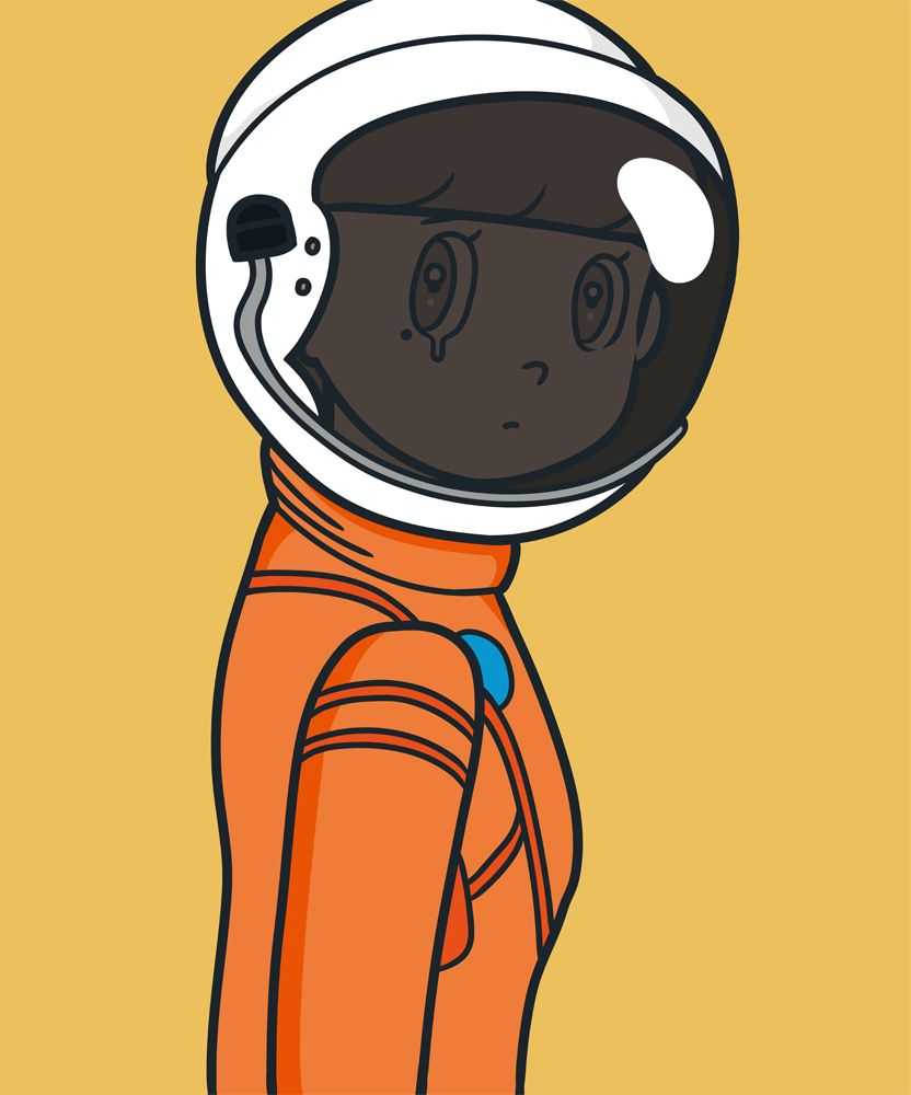 版画 eyewater ver. space suit Yuya Hashizume | Eyewater ver. Space Suit (Orange) | Buy