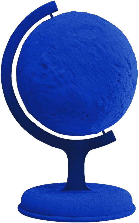 Yves Klein, ‘Globe Terrestre Bleu’, 1957, Sculpture, PIGMENT AND SYNTHETIC RESIN ON PLASTER, null, Numbered