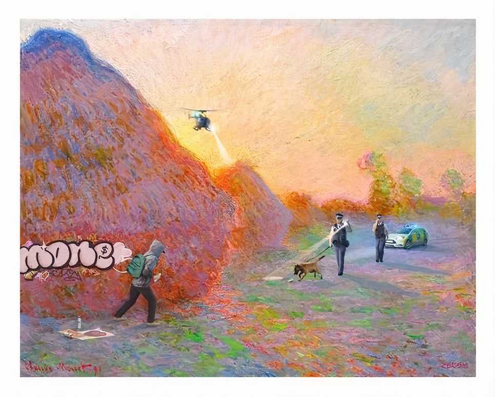 Zedsy, ‘Needle in a Haystack’, 2022, Print, Archival print & Screenprint, No, Numbered