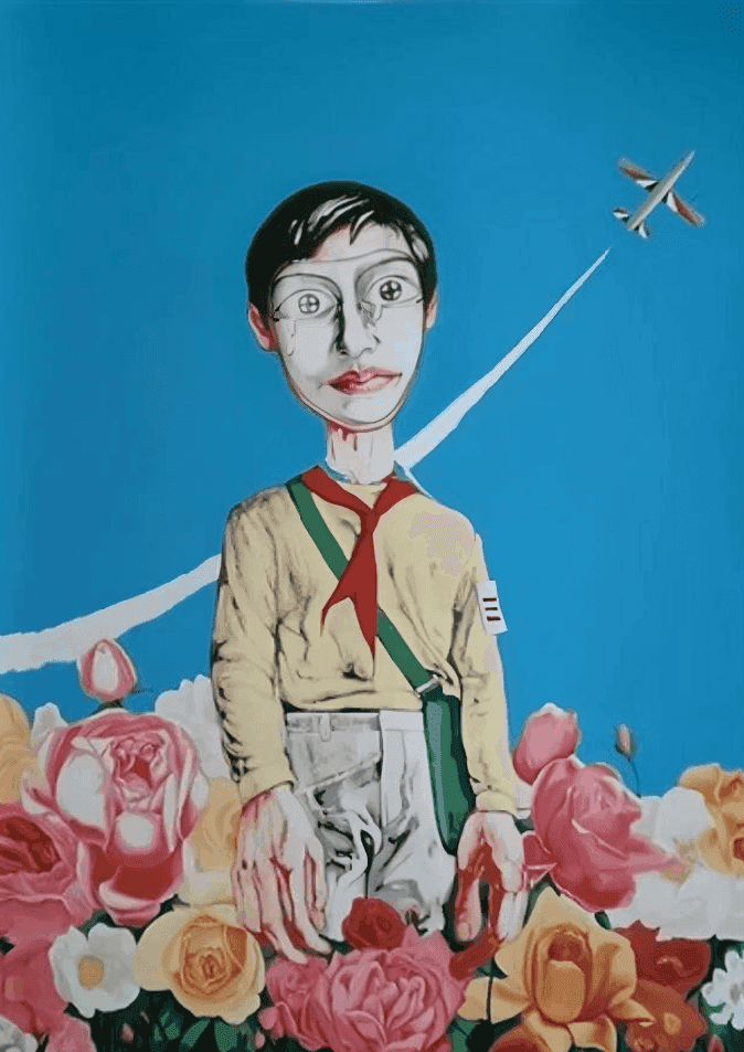 Zeng Fanzhi 曾梵志, ‘Plane and Flower’, 2006, Print, Print, null, 