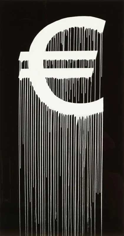 Zevs, ‘Euro Liquidated’, 19-09-2016, Print, Lithograph, Lezarts Urbains Editions, Numbered