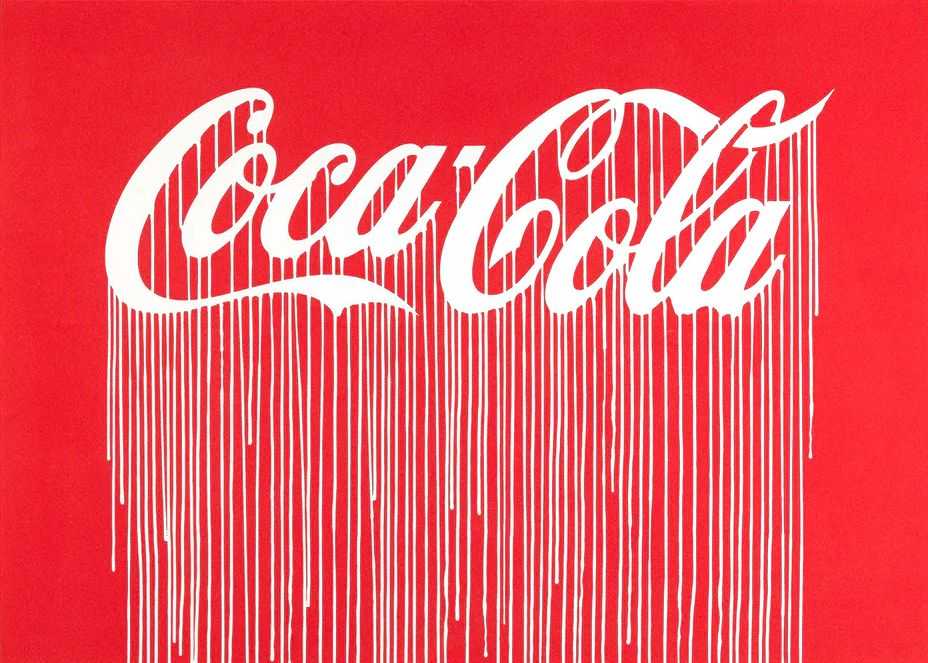 Zevs, ‘Liquidated Coca-Cola’, 05-12-2012, Print, One-colour screen print on Arches 88 300gsm paper, Lazarides Editions, Numbered