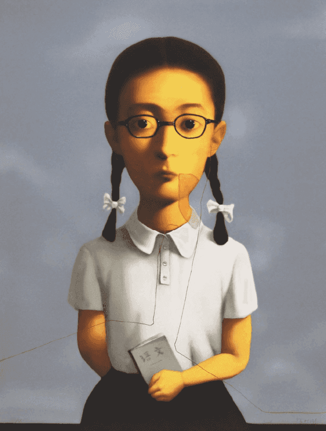 Zhang Xiaogang, ‘Girl’, 2006, Print, Lithograph, null, Numbered