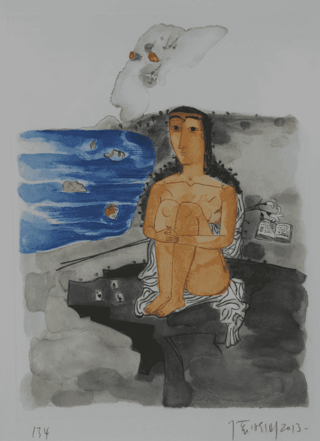 Zhang Xiaogang, ‘Lost Dreams V’, 2013, Print, Etching Aquatint on Copper plates, null, Numbered