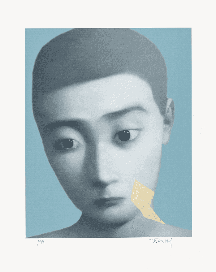 Zhang Xiaogang, ‘My Dear Friends V’, 2002, Print, Digital print in colours on Lana, Kwai Po Collection, Numbered