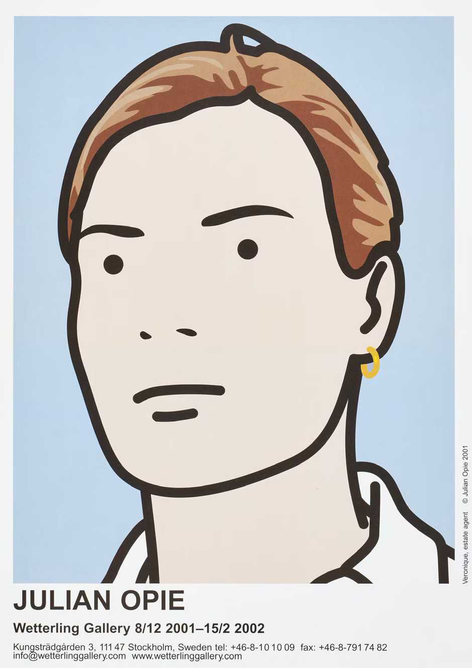Julian Opie, ‘Veronique, Estate Agent’, 2001, Print, Lithograph in colour on wove paper, null, 