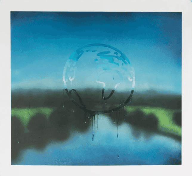 Jochen Mühlenbrink, ‘WP The World’, 2025, Print, 4x hand-pulled Silkscreen Spot Varnish Somerset Enhanced Satin 300gsm, Goldmark Atelier, 