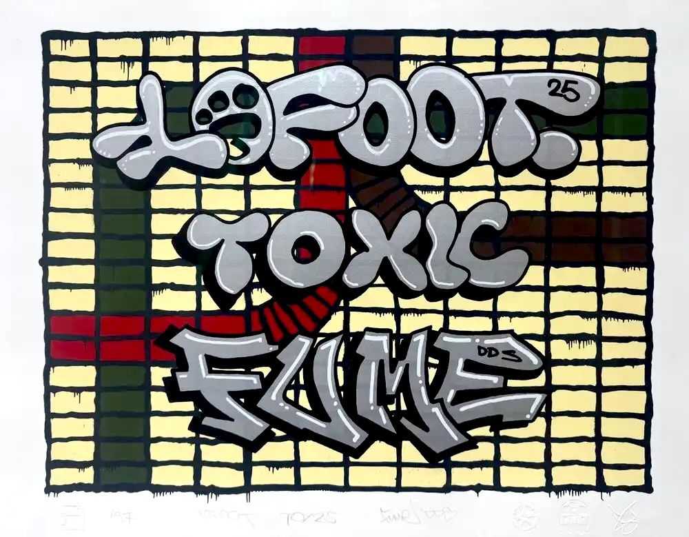 10Foot, ‘Tunnel Block’, 2025, Print, Silkscreen print on somerset satin, Actually, Numbered