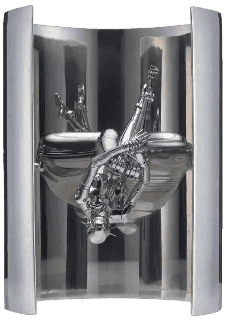 Hajime Sorayama, ‘Sexy Robot_Space Traveler 1/6 scale’, 27-04-2023, Sculpture, Alloy, PU, stainless steel, NANZUKA, Numbered